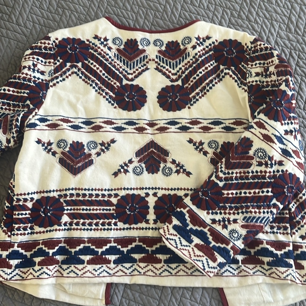Anthropologie embroidered jacket, size S - Picture 5 of 8